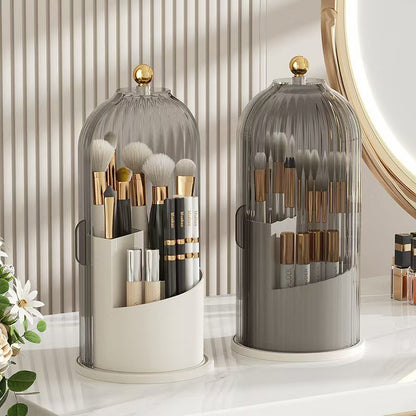 Elegant ToothBrush Holder with Transparent Door Lid