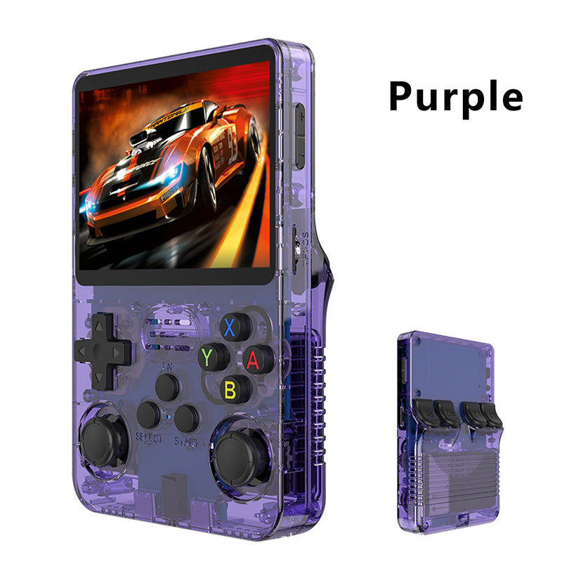 R36S Retro Handheld Game Console – 3.5" IPS Screen, Linux System, 3000mAh Battery, Preloaded Games