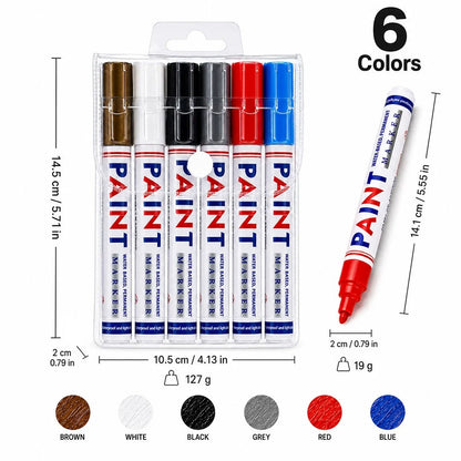 🎁Permanent Automotive Paint Marker Pens – Waterproof Oil-Based