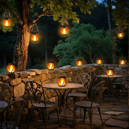 🔥Vintage Style Solar Flame Lantern