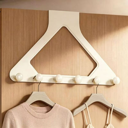 6-Hook Over-the-Door Organizer Rack – Space-Saving Storage for Home 🚪