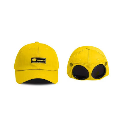 Ear-Style Aviator Baseball Cap – Streetwear Snapback Hat with Sun Protection