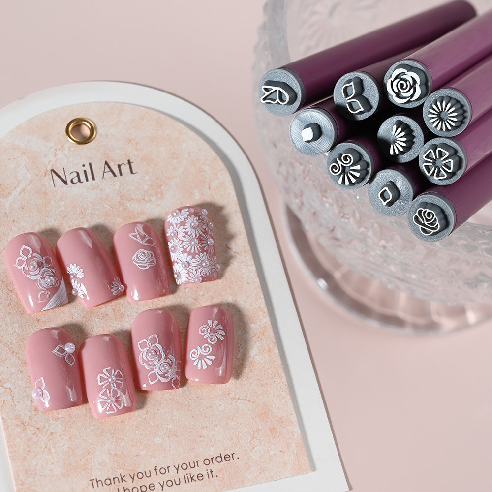 🔥LAST DAY 59% OFF - Nail Art Stamp Pen