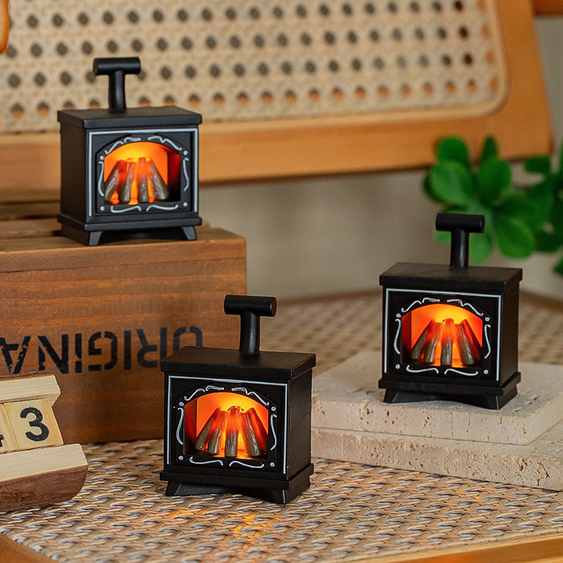 Miniature Dollhouse Fireplace Lamp