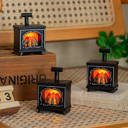Miniature Dollhouse Fireplace Lamp