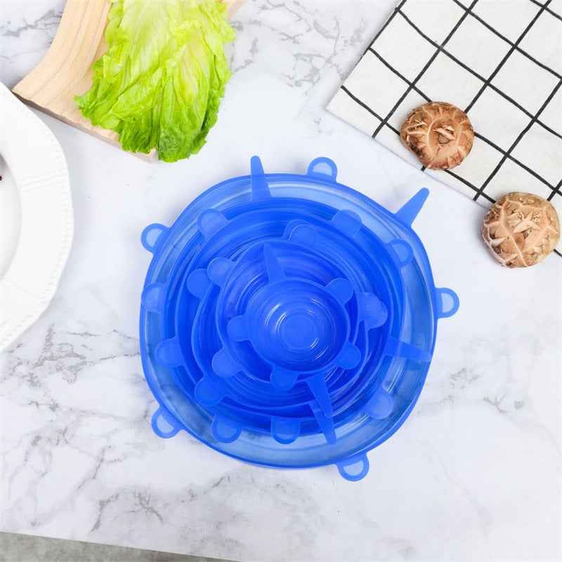 6 Pack Silicone Stretch Lids