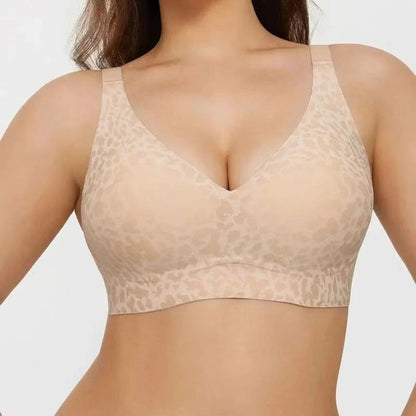 🏆Flash Sale⚡60K+ SOLD! Almost Gone💥💕Jelly Wireless Womens Comfortable Wireless Bras∣Push Up Bralettes∣Seamless Tshirts Bras∣Deep V