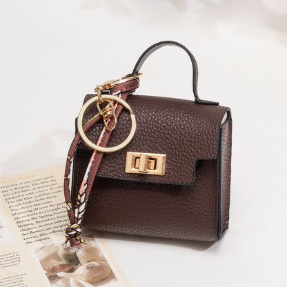 Mini Square Bag Pendant Keychain