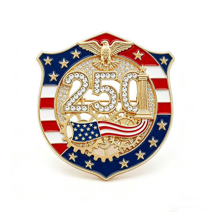 US 250th Anniversary Brooch Pin