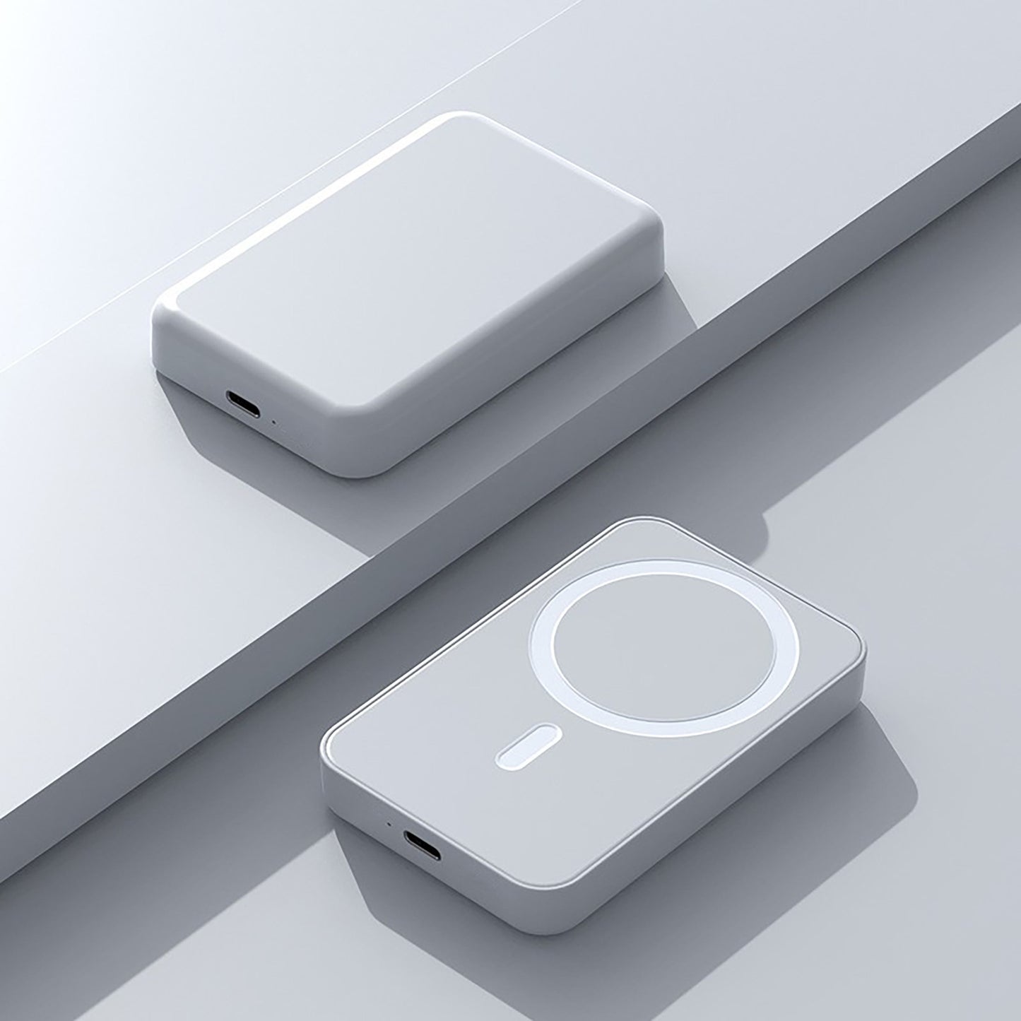 5000mAh Magnetic Power Bank for iPhone 12–17 Series, Works Best with MagSafe Case or No Case