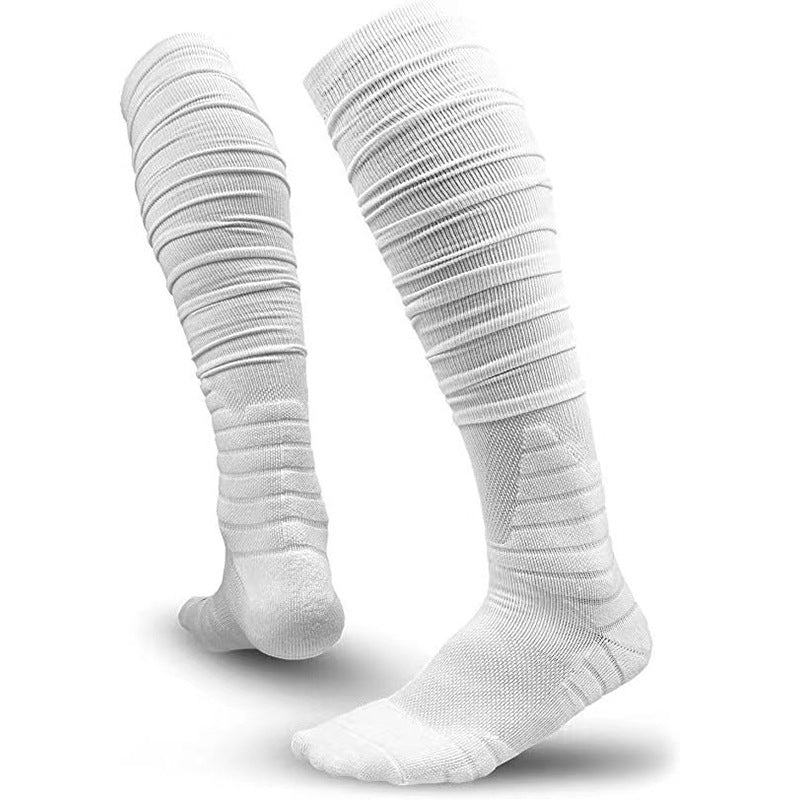 Extra Long High Compression Padded Scrunch Socks
