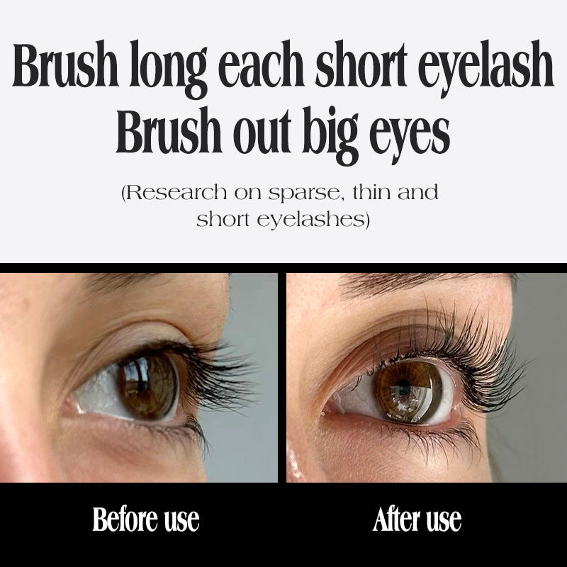 💄 Lengthening & Curling Volume Mascara, All-Day Long Lasting Waterproof Sweatproof Mascara, Smudge-Proof No Clumping Spider-Lashes Eye Makeup