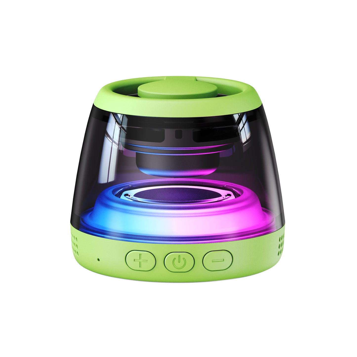 🔊 Monster Mini Bluetooth Speaker – RGB Lights, TWS Stereo & Magnetic Design
