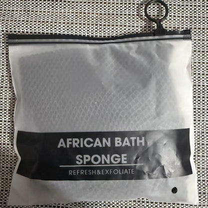 African Exfoliating Net Sponge, Authentic Ethically Sourced from Nigeria Body Scrubber