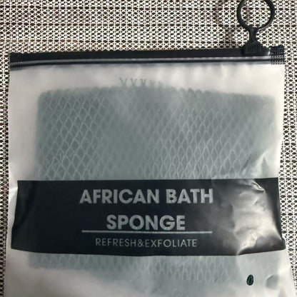 African Exfoliating Net Sponge, Authentic Ethically Sourced from Nigeria Body Scrubber
