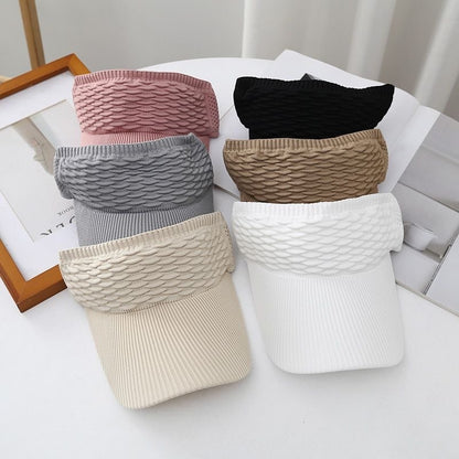 Women's High Ponytail Sun Visor Hat for Sun Protection
