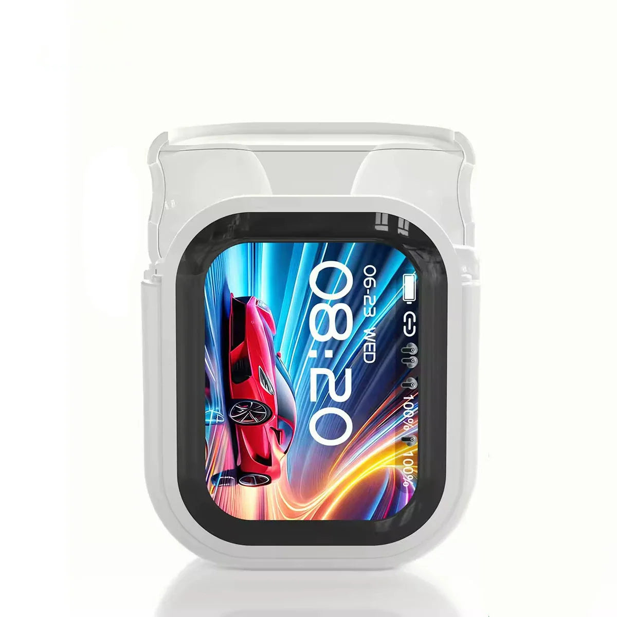 K10-AI-translator earbuds with smart display