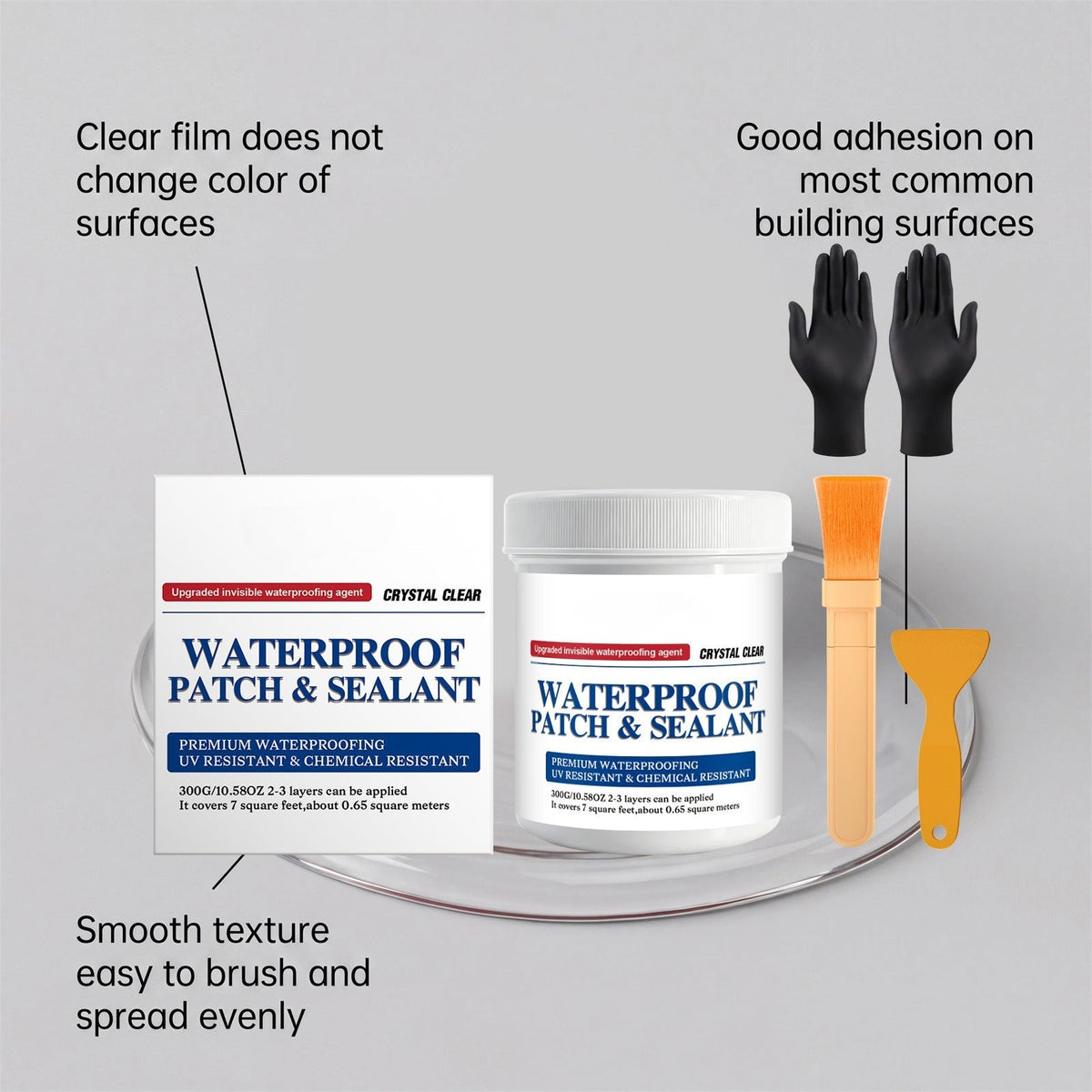 💧Clear Waterproof Coating – Long-Lasting Surface Protection