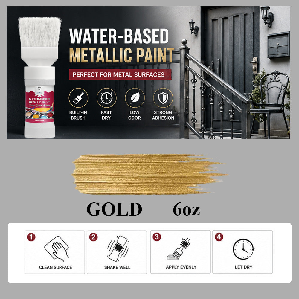 ⏳Time-Limited Special⏰Rust Converter Metallic Paint – One coat stops rust, no sanding, no fumes.  🔨🛡️