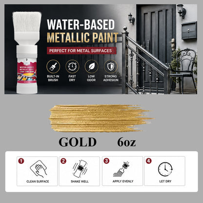 ⏳Time-Limited Special⏰Rust Converter Metallic Paint – One coat stops rust, no sanding, no fumes.  🔨🛡️
