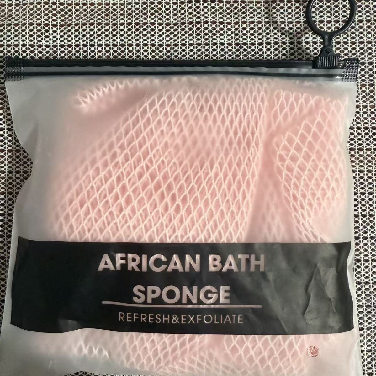 African Exfoliating Net Sponge, Authentic Ethically Sourced from Nigeria Body Scrubber