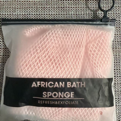 African Exfoliating Net Sponge, Authentic Ethically Sourced from Nigeria Body Scrubber