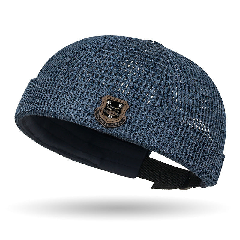 🏃 Lightweight Netting Beanie – Breathable Cuffed Skull Cap for Summer Runs