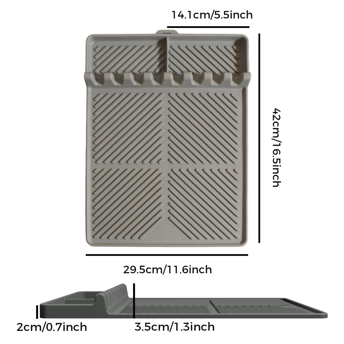 🔥🍳 16.5" × 11" Silicone Grill Side Shelf Mat – Heat-Resistant, Non-Slip & Dishwasher Safe BBQ Organizer ✨