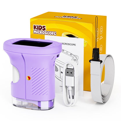 【2027 Upgrade】1000X Handheld Microscope for Kids