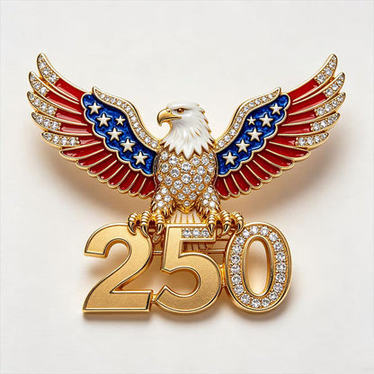 US 250th Anniversary Brooch Pin