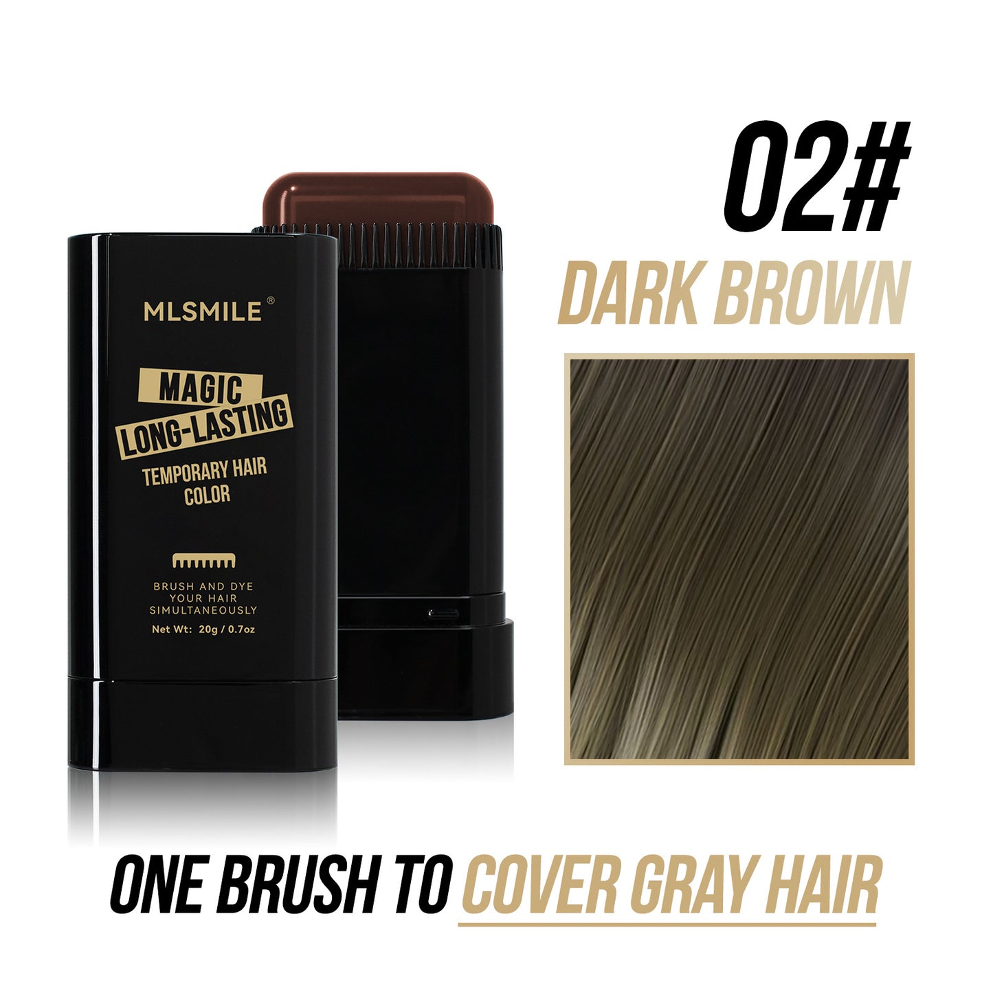 2 in 1 Water And Sweat Proof Hair Comb Dye (Limted Stock)