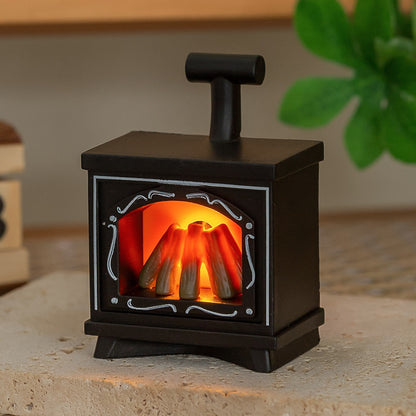 Miniature Dollhouse Fireplace Lamp