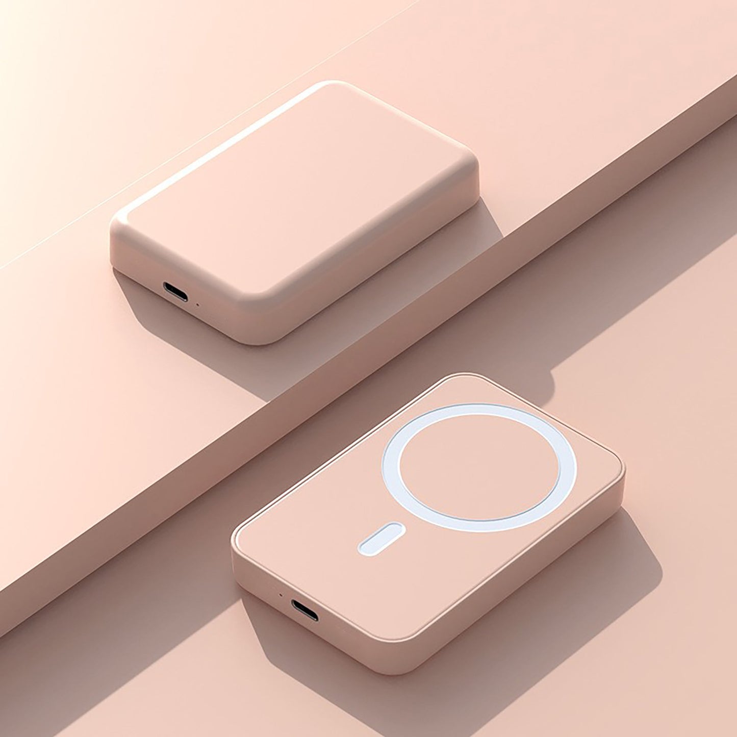 5000mAh Magnetic Power Bank for iPhone 12–17 Series, Works Best with MagSafe Case or No Case