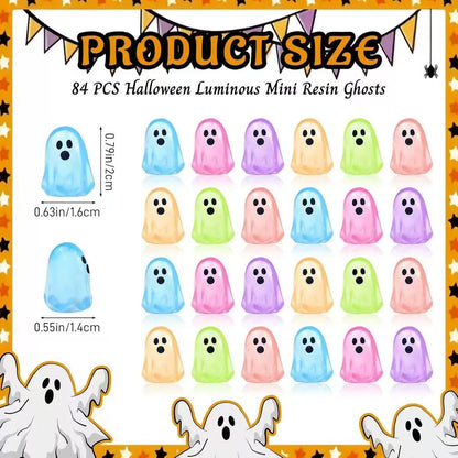 🔥LAST DAY 50% OFF - Glow-in-the-Dark Cute Ghost Resin Bead Set