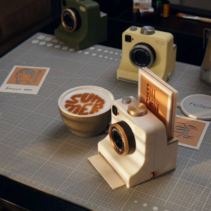 ☕📸 One-Touch Latte Art Camera – 3D Coffee Stencil Printer Kit for Custom Drink Designs ✨