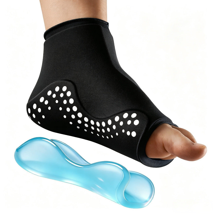 Cooling Gel Foot Sleeve, Reusable Cold Therapy Wrap for Foot Pain Relief