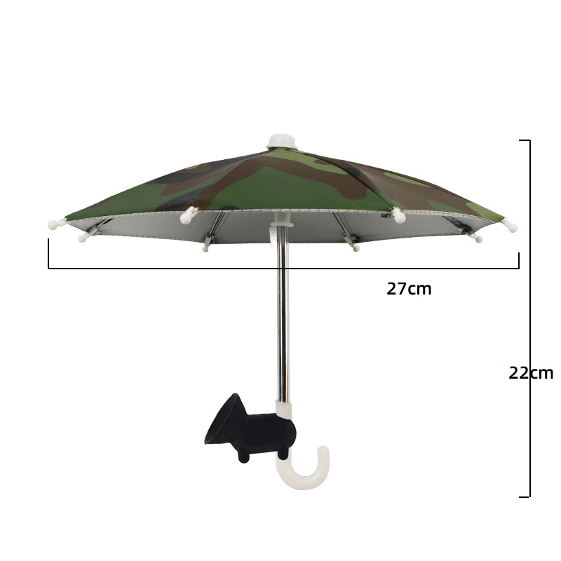 📱☂️Protection Phone Umbrella for Sun Universal Adjustable Piggy Suction Cup Phone Stand with Sun Shade Cover