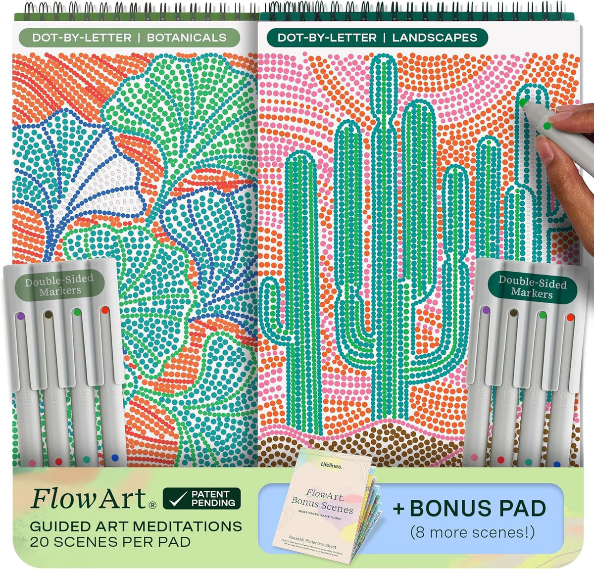 ✨ Mindful Dot Art Meditation Kit – 3-Piece Guided Painting Boards for Stress Relief