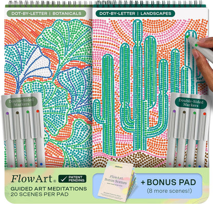 ✨ Mindful Dot Art Meditation Kit – 3-Piece Guided Painting Boards for Stress Relief