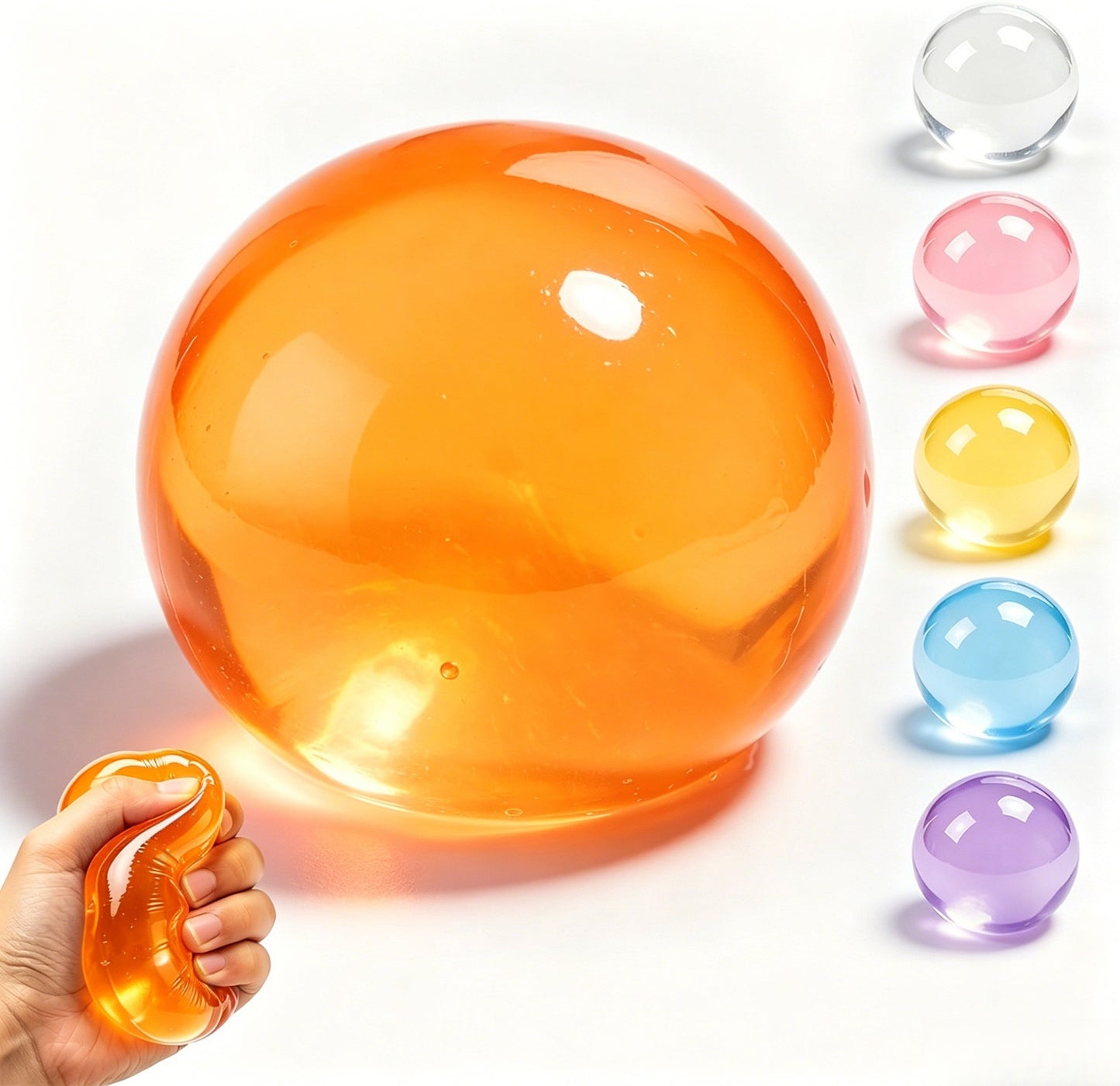 6cm Stress Relief Coconut Oil Squishy Fidget Toy