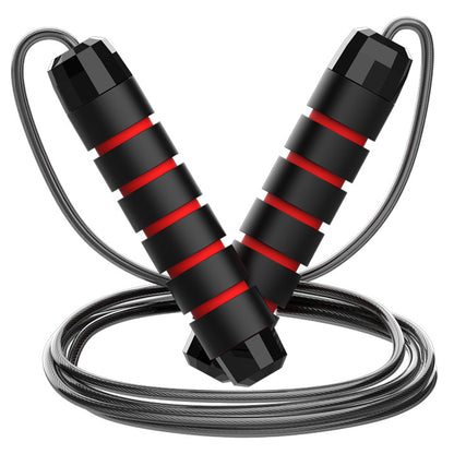 Weighted Speed Jump Rope – Adjustable Steel Cable with Ball Bearings for Fitness & Cardio