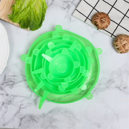 6 Pack Silicone Stretch Lids