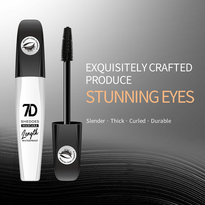✨ 2-Pack 7D Silk Fiber Mascara – Waterproof Lengthening & Volumizing Black Mascara