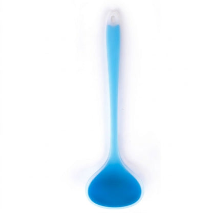 🥄 2-in-1 Silicone Scraper Ladle – Flexible Cooking Spoon for Scooping, Stirring & Scraping Every Last Drop