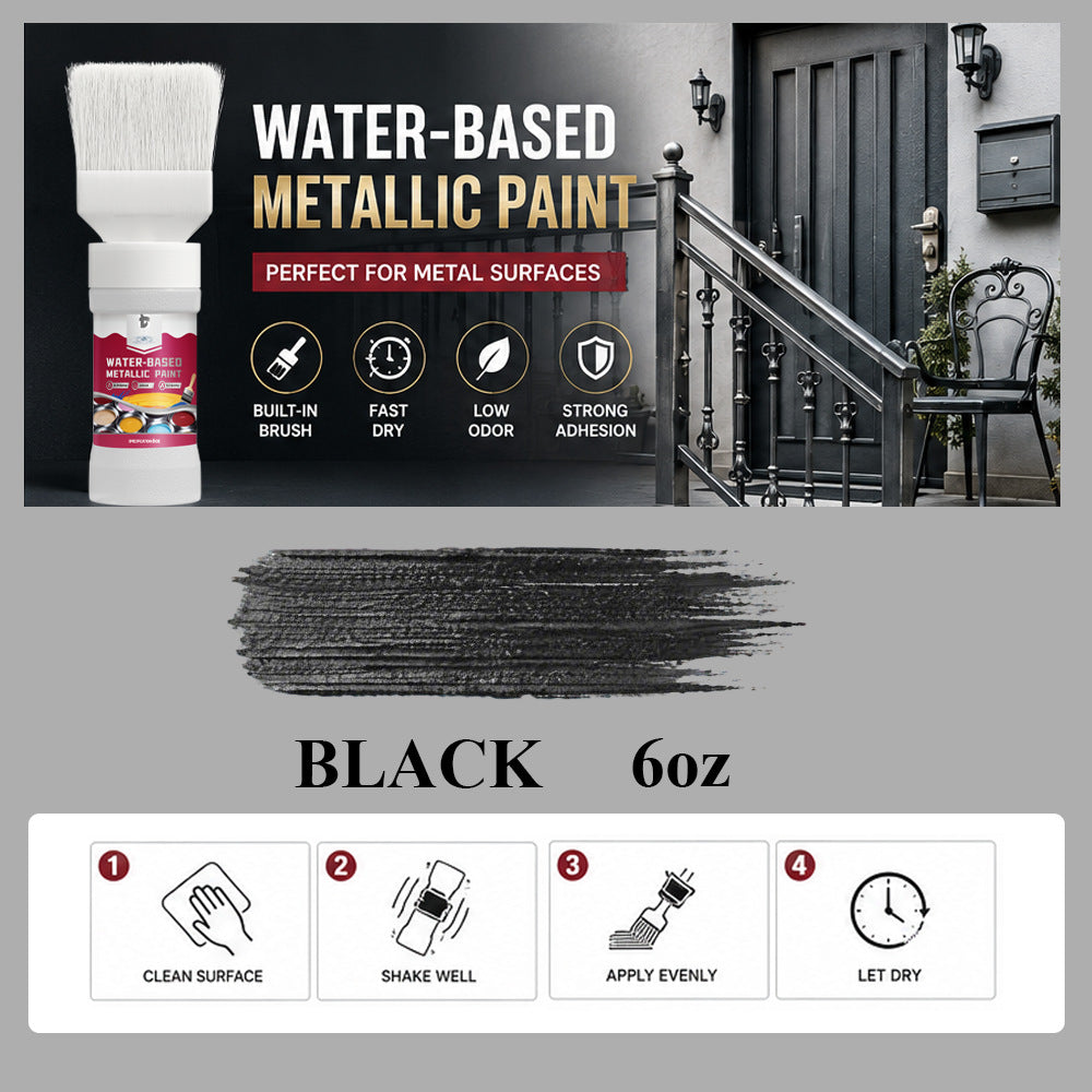⏳Time-Limited Special⏰Rust Converter Metallic Paint – One coat stops rust, no sanding, no fumes.  🔨🛡️