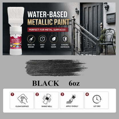 ⏳Time-Limited Special⏰Rust Converter Metallic Paint – One coat stops rust, no sanding, no fumes.  🔨🛡️