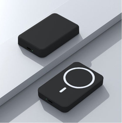 5000mAh Magnetic Power Bank for iPhone 12–17 Series, Works Best with MagSafe Case or No Case
