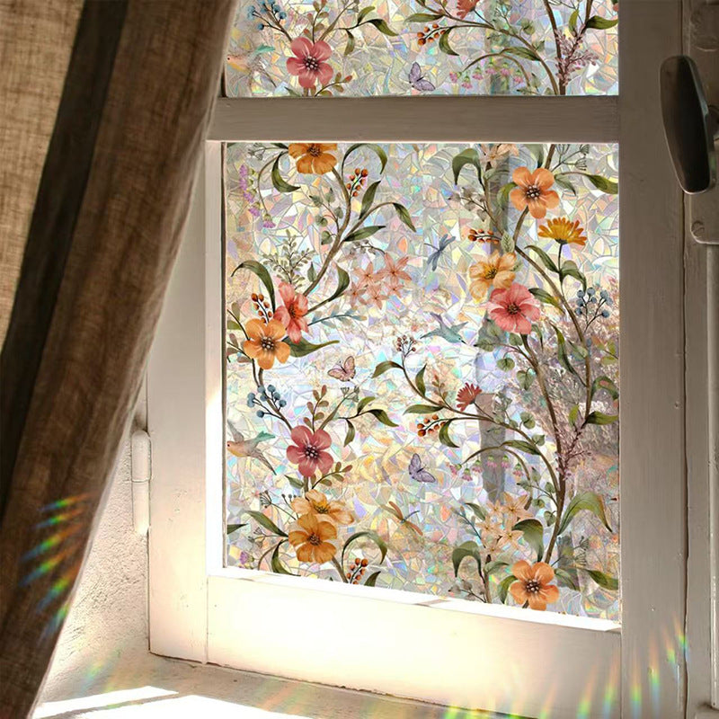 One-Way Privacy Window Film Heat Insulation Balcony Sunshade Glass Sticker Living Room Window Sunscreen