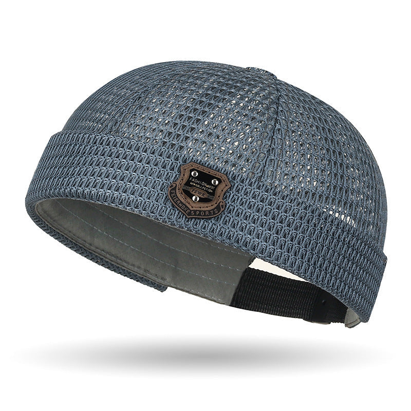 🏃 Lightweight Netting Beanie – Breathable Cuffed Skull Cap for Summer Runs