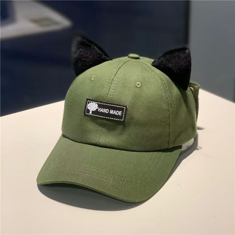 Ear-Style Aviator Baseball Cap – Streetwear Snapback Hat with Sun Protection